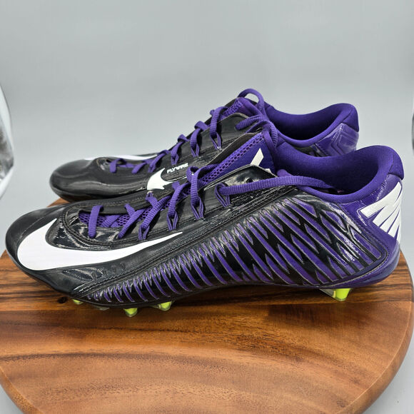 Nike Vapor Carbon 2.0 Elite Football Cleats Men\'s 15 Black Purple Athletic Shoes main image 6